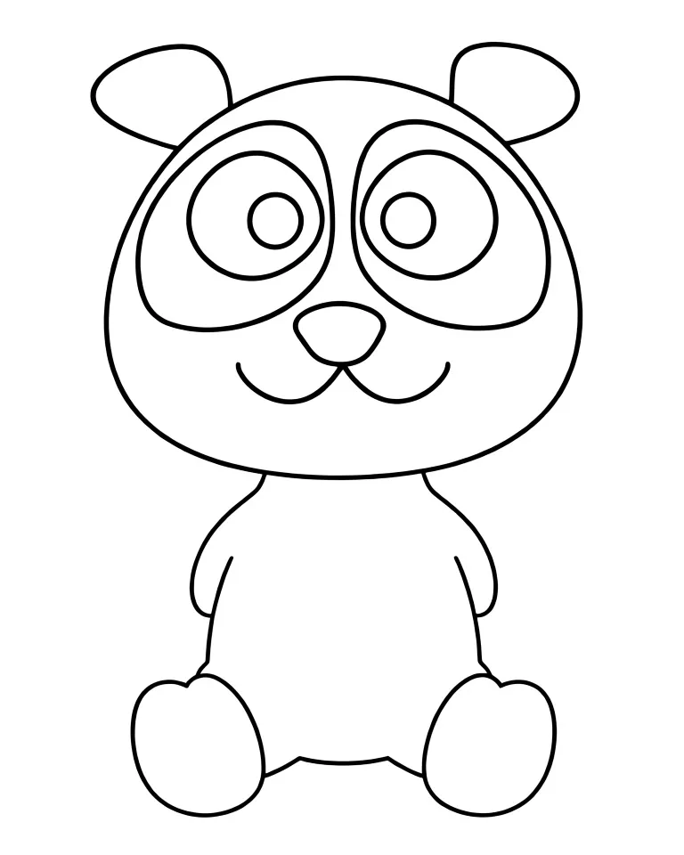 Странная панда