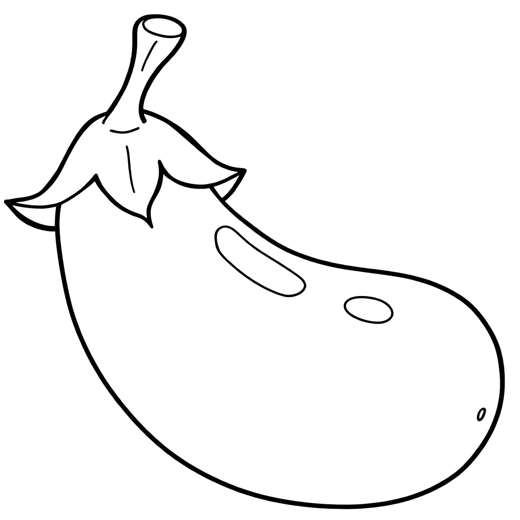 Свежий баклажан