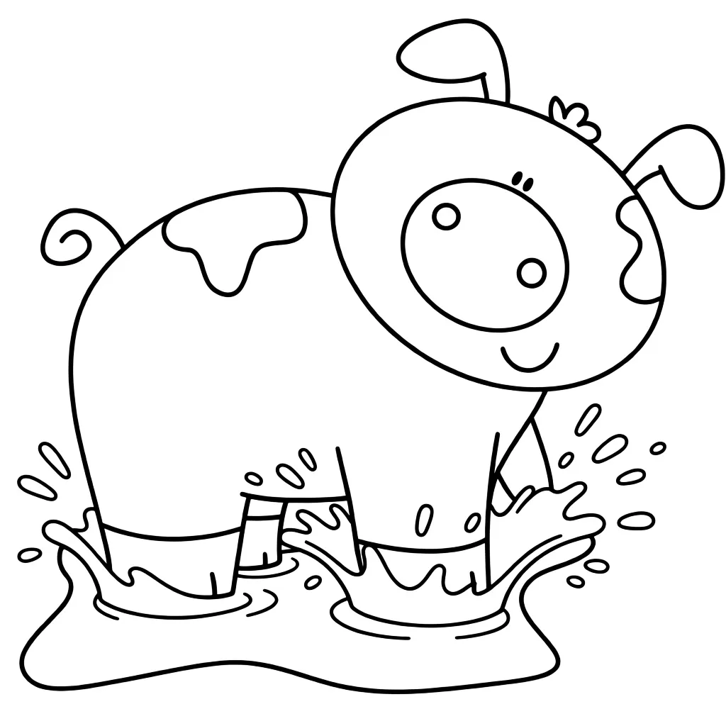 Свинка в грязи