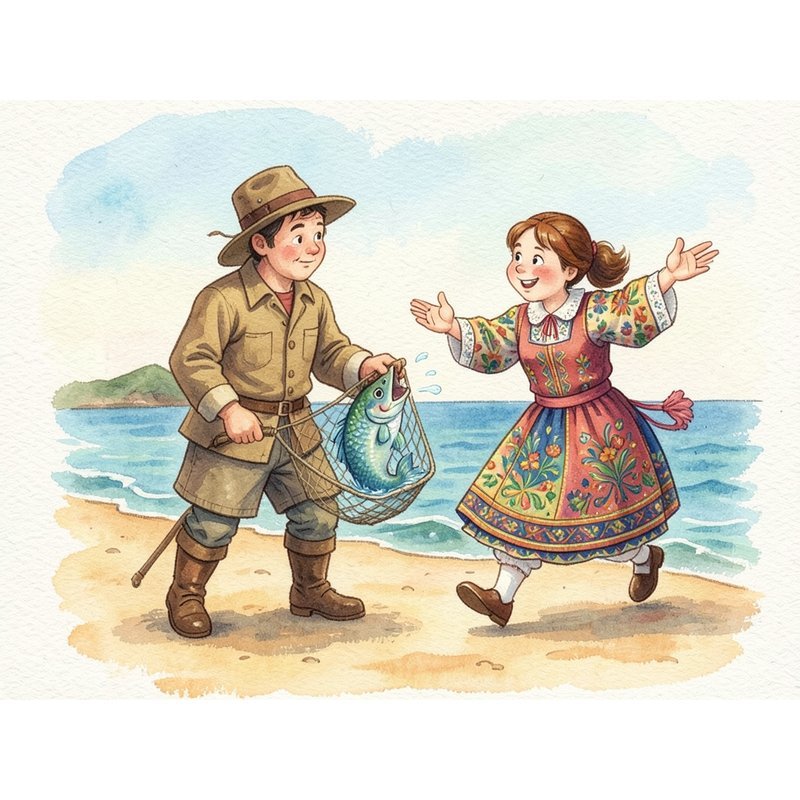 Тогда водяной засмеялся