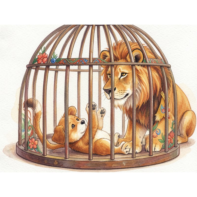 Лев и собачка