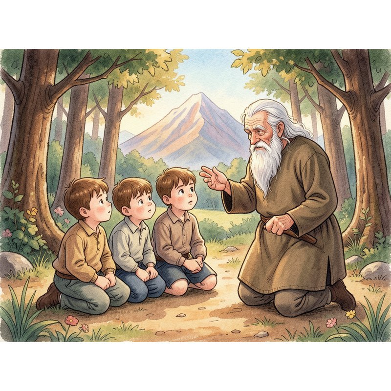 Три брата и мудрый старец