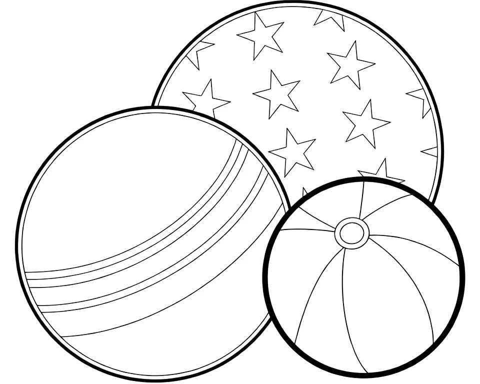 Три детских мяча