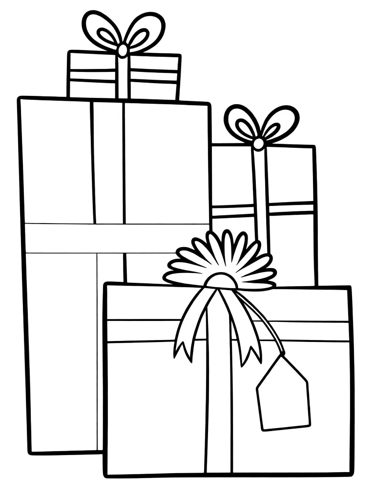 Три подарочные коробочки