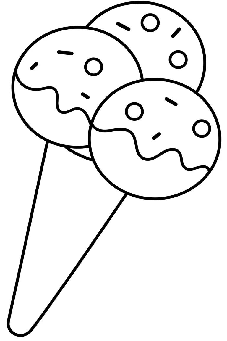 Три шарика мороженого