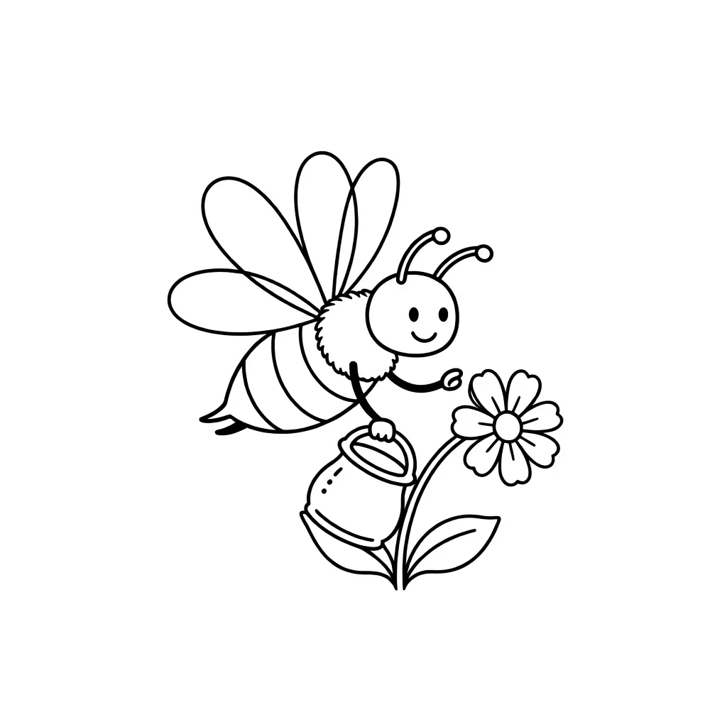 Трудолюбивая пчелка