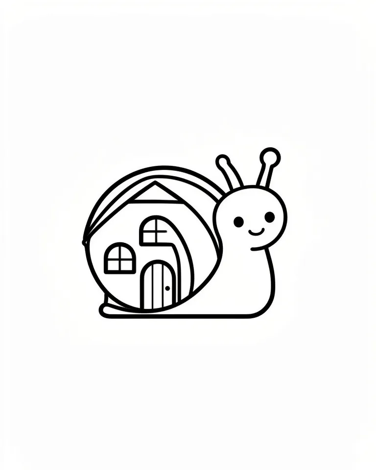 Улитка с домиком
