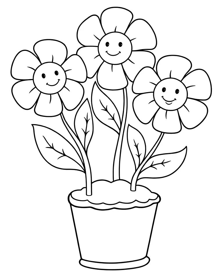 Улыбающиеся ромашки