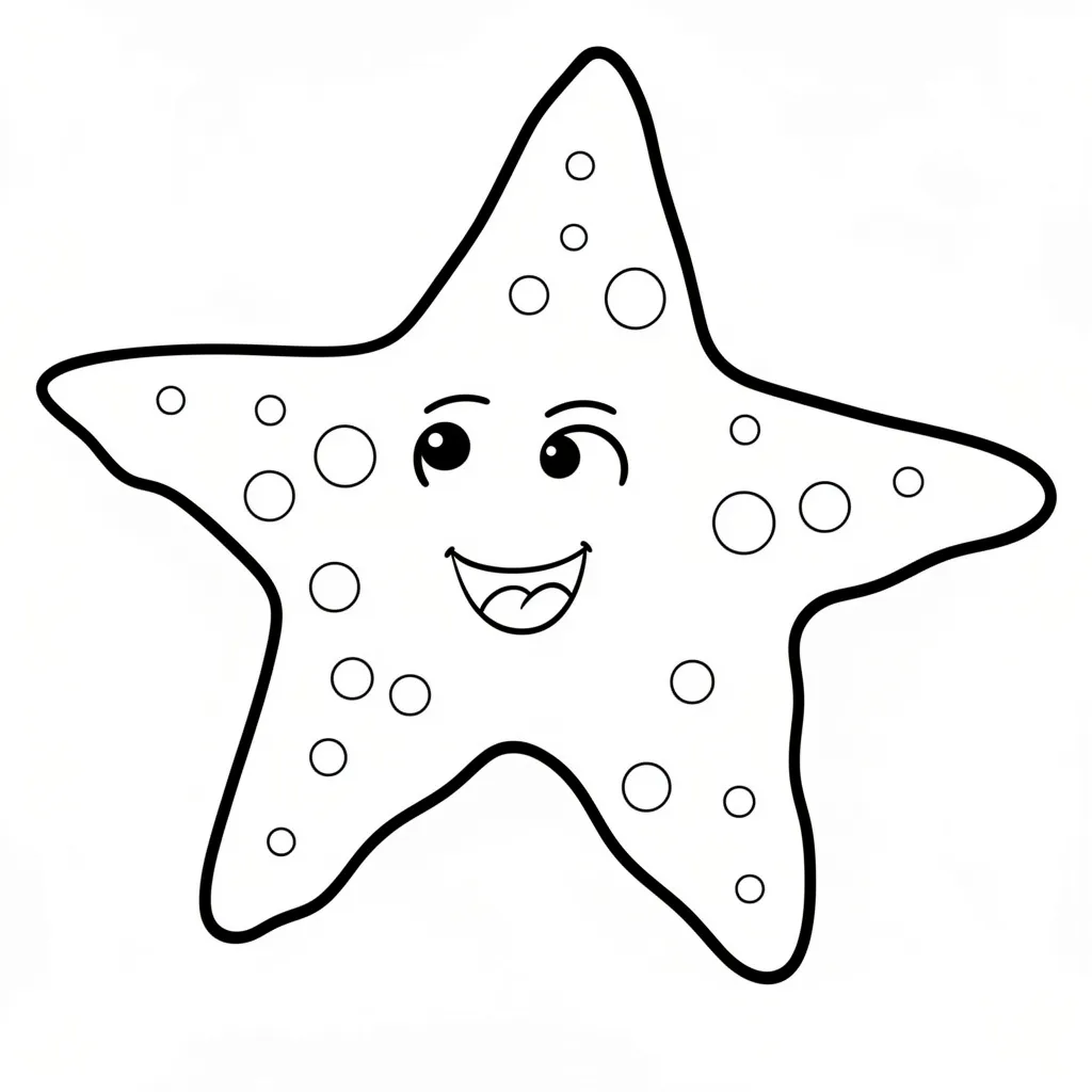 Улыбчивая морская звездочка