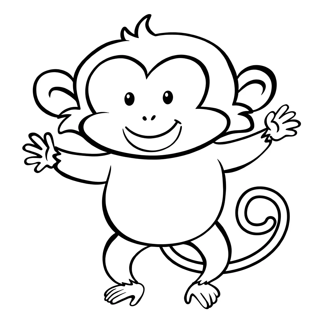 Улыбчивая обезьянка