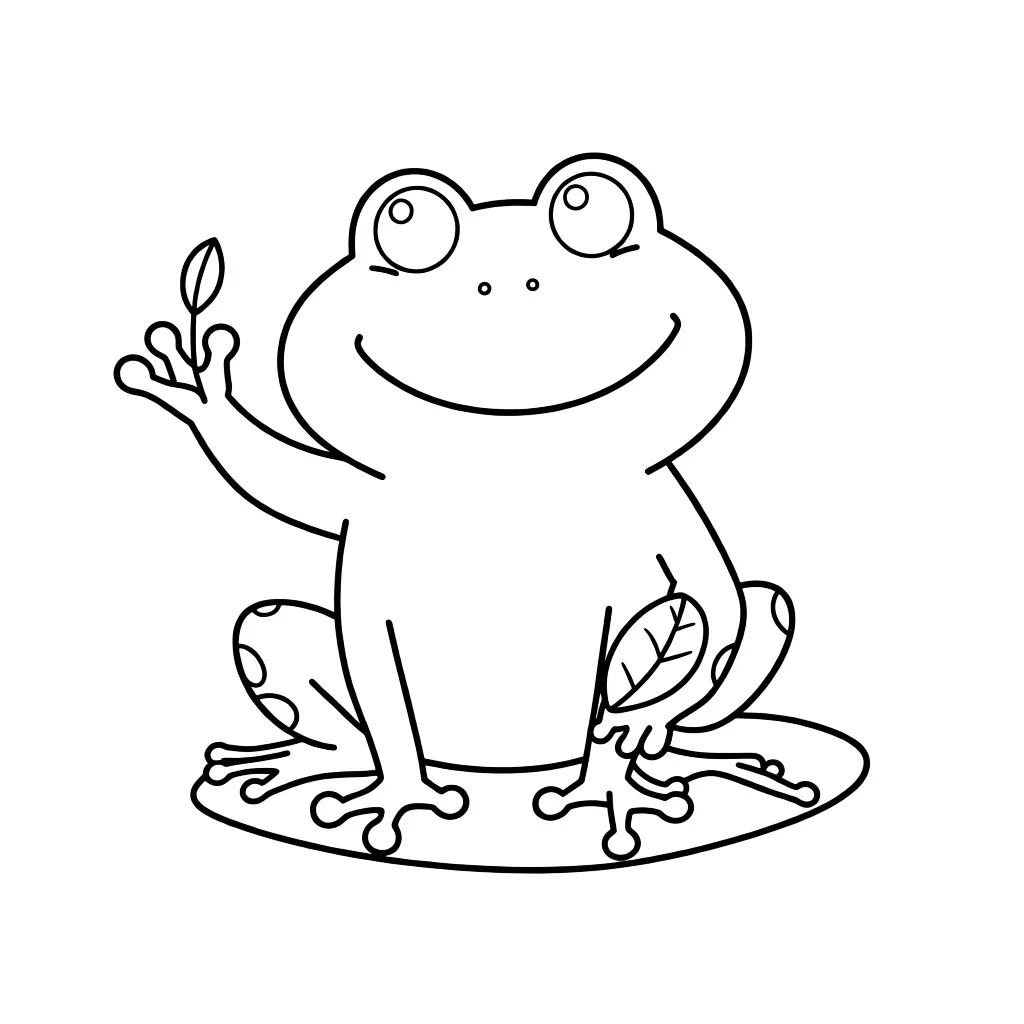 Улыбчивый лягушонок