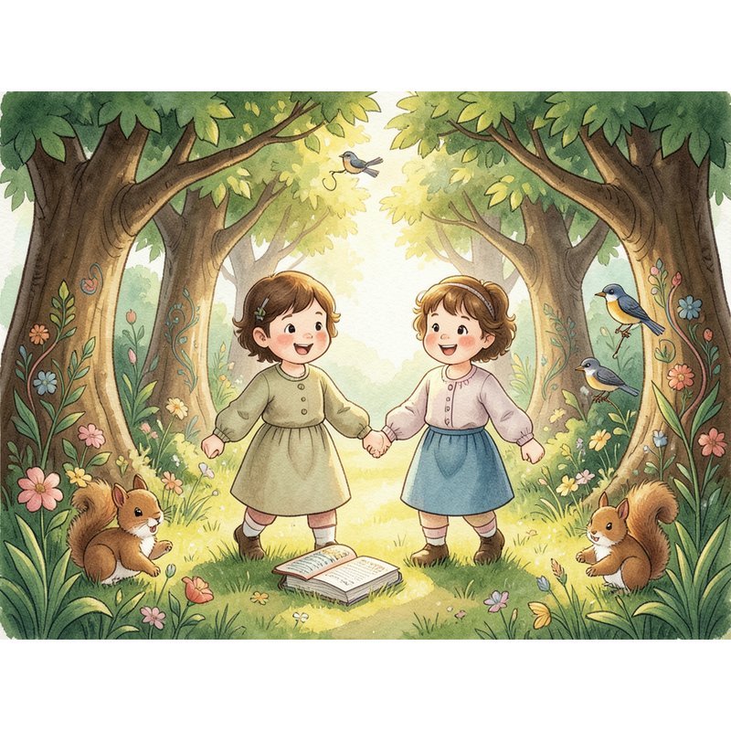 Дети в роще