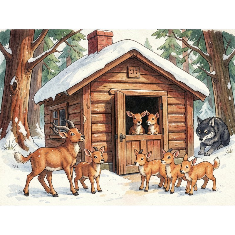 Козлятки и волк