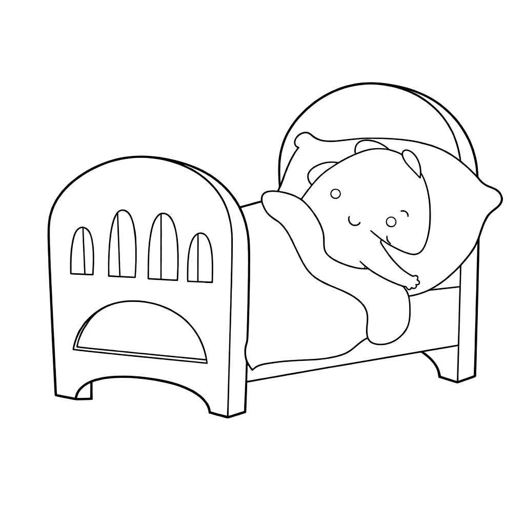 Уютная кровать