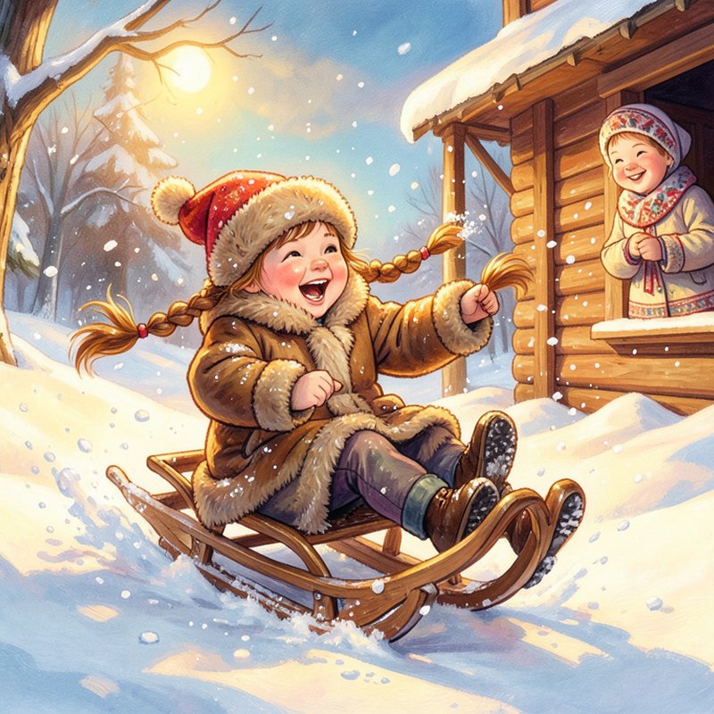 В зимние сумерки…