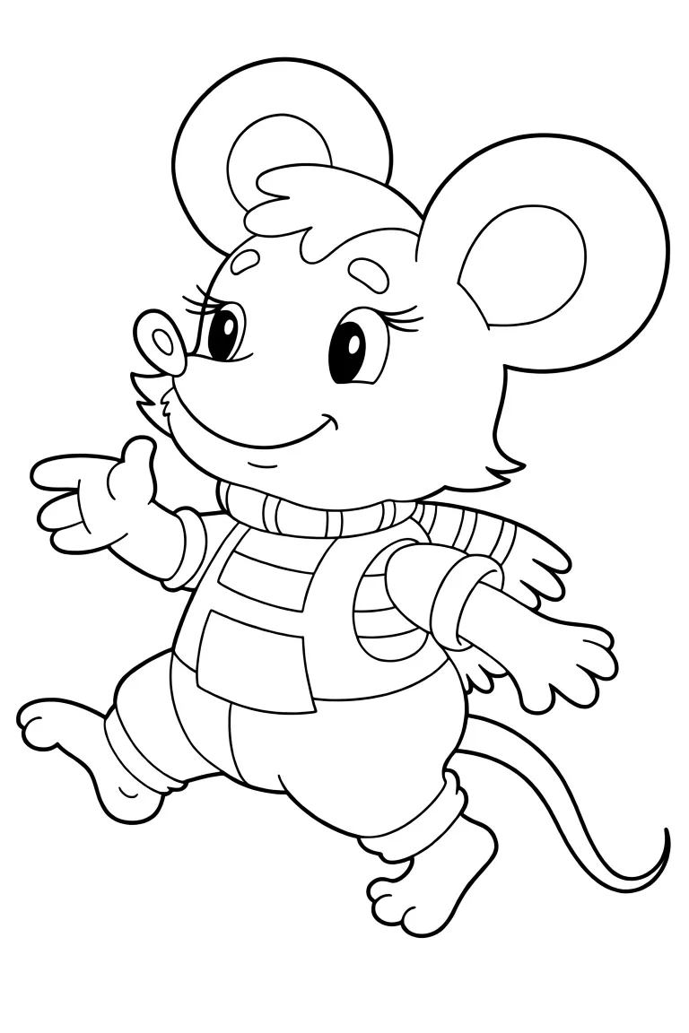 Веселая мышка