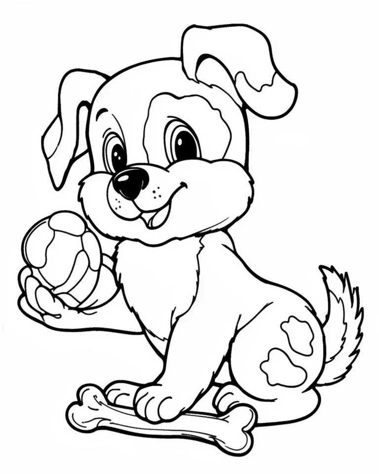 Веселая собачка