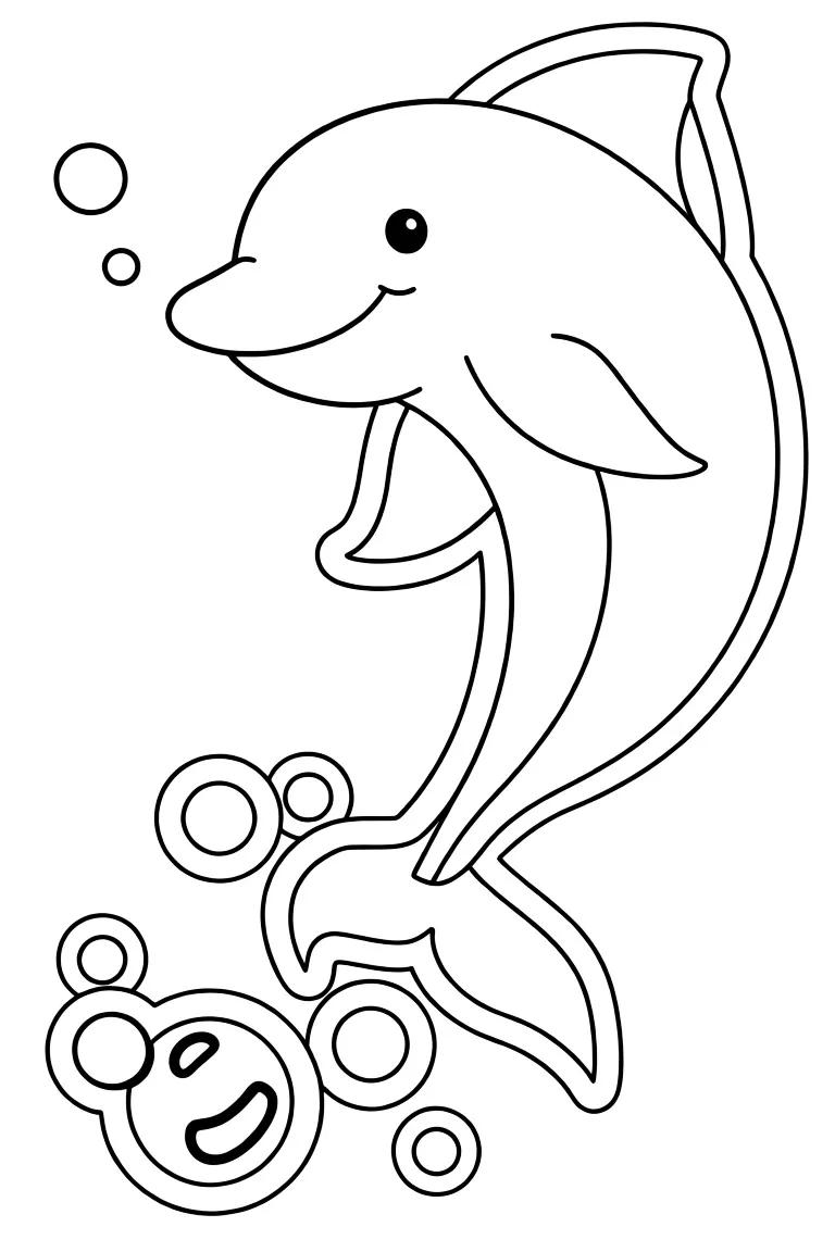 Веселый дельфин