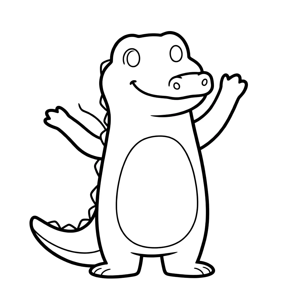 Веселый крокодил