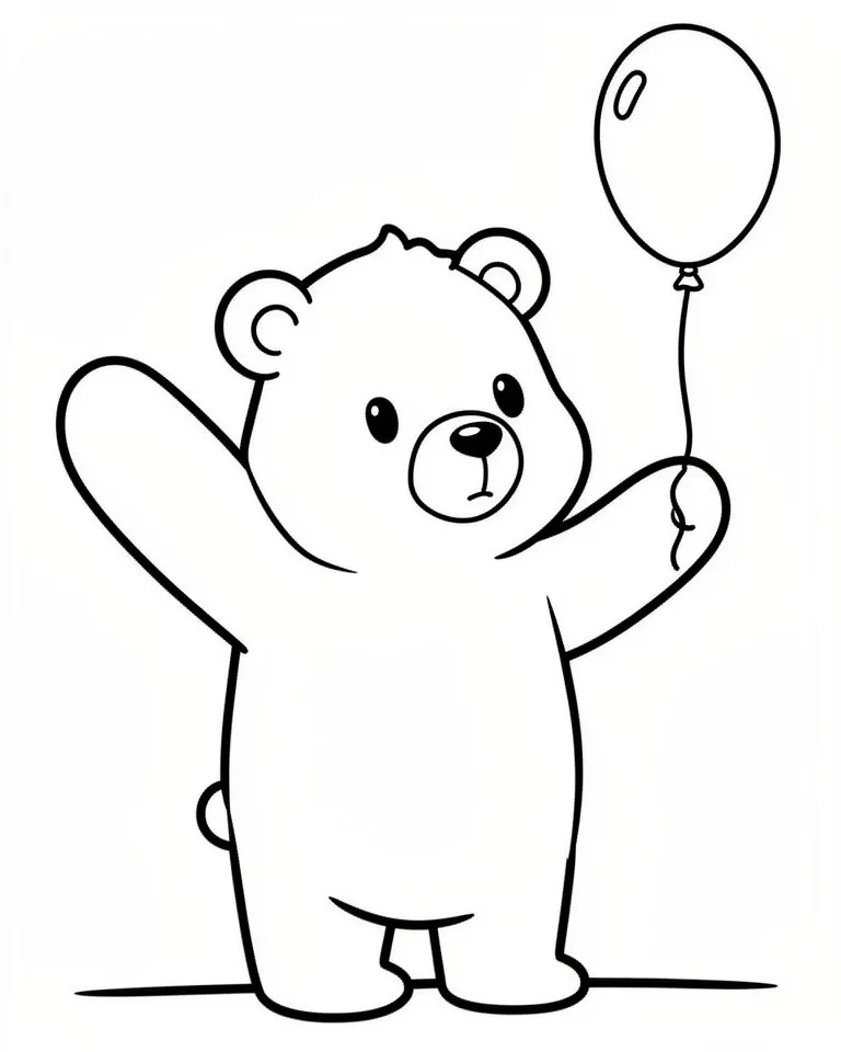 Веселый медвежонок