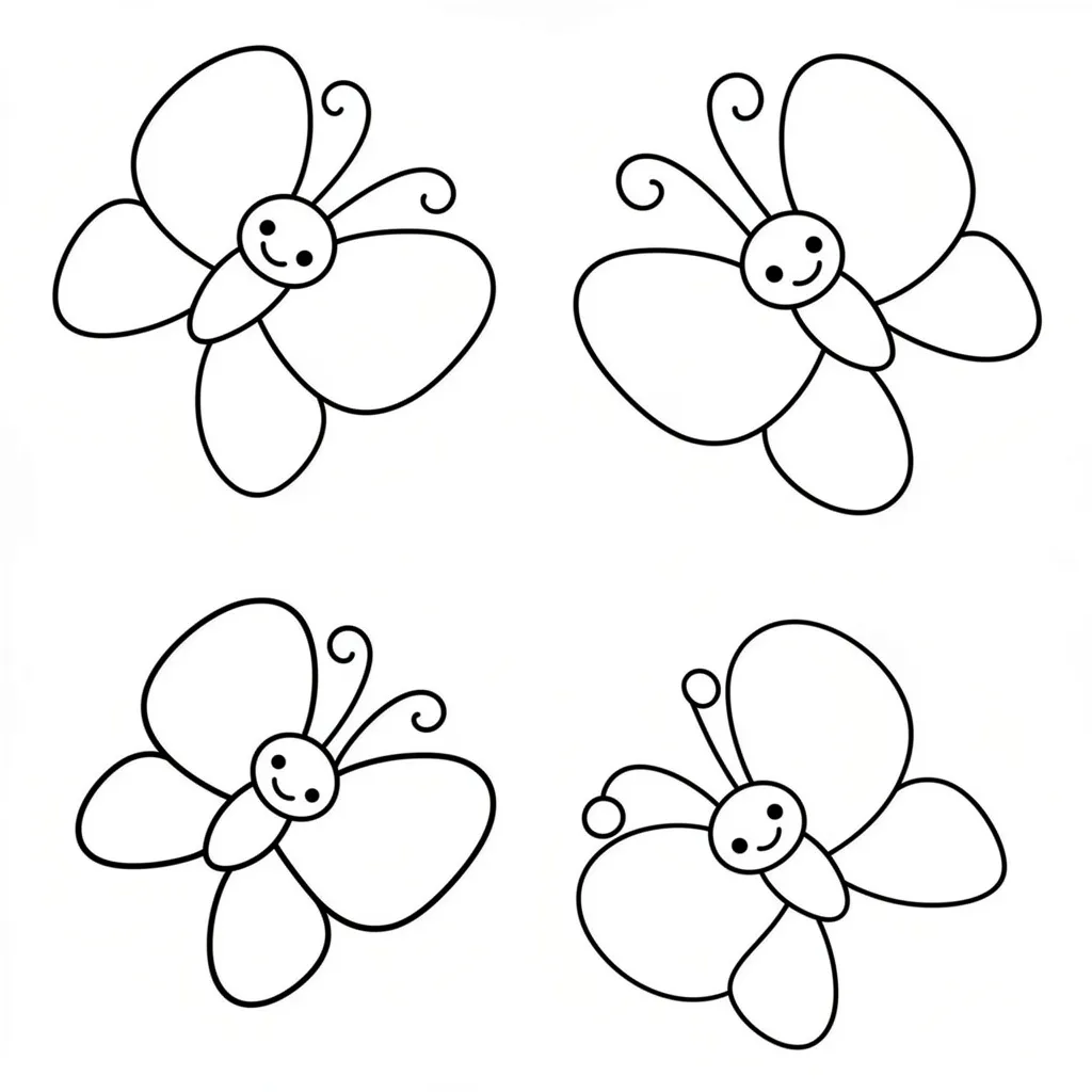 Весёлые бабочки