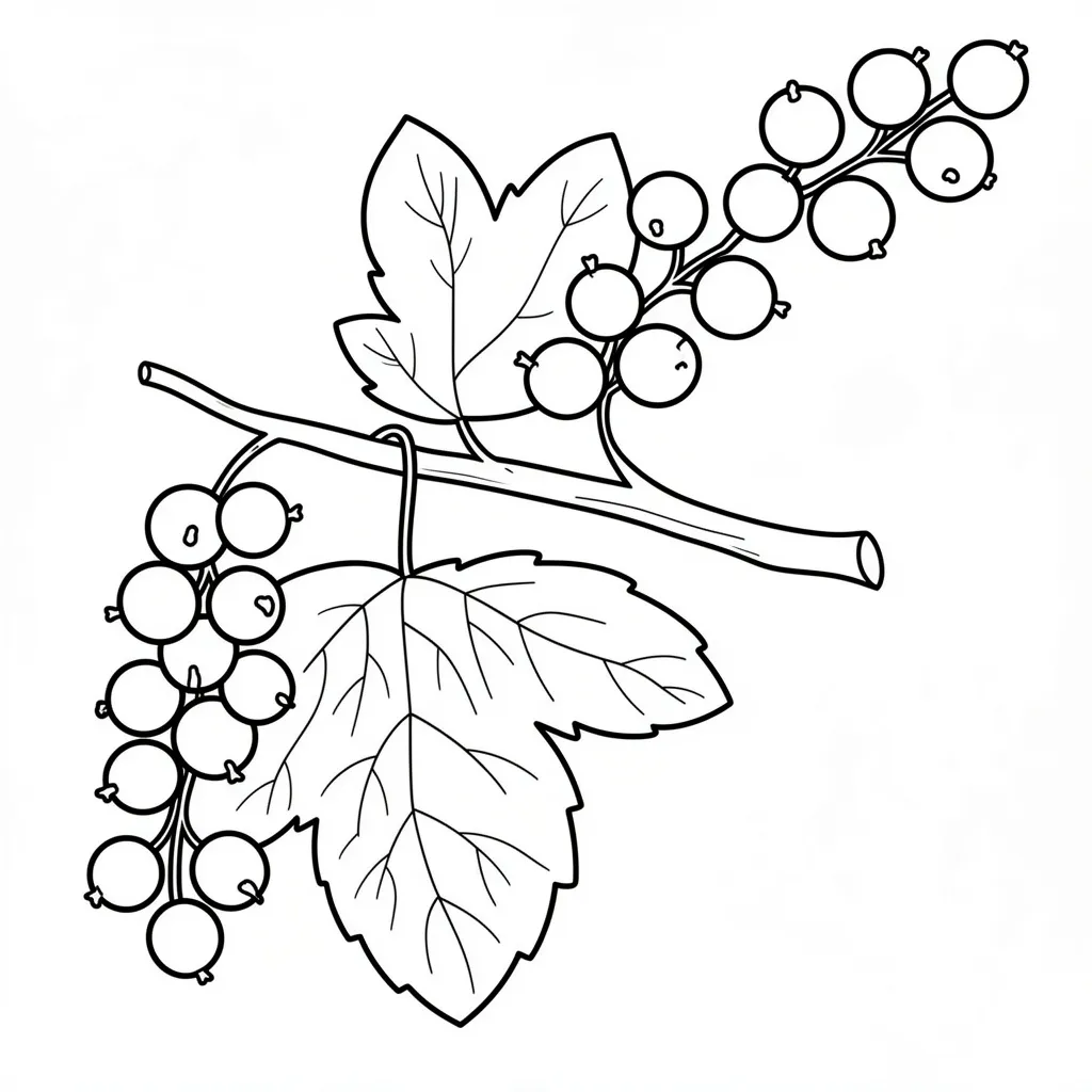 Ветка смородины