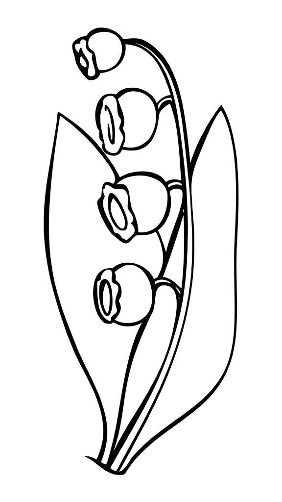 Веточка ландыша