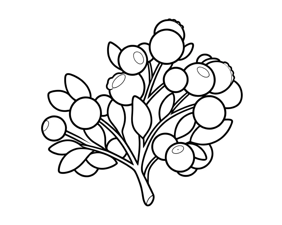 Веточки черники