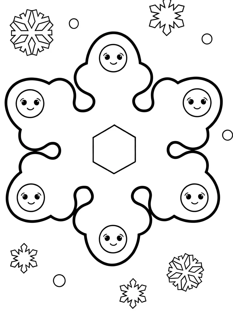 Волшебная снежинка