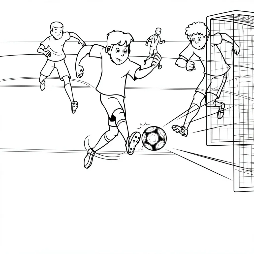 Вратарь отбил удар