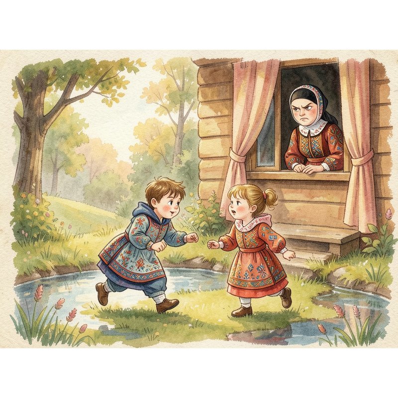 Ягненок и рыбка