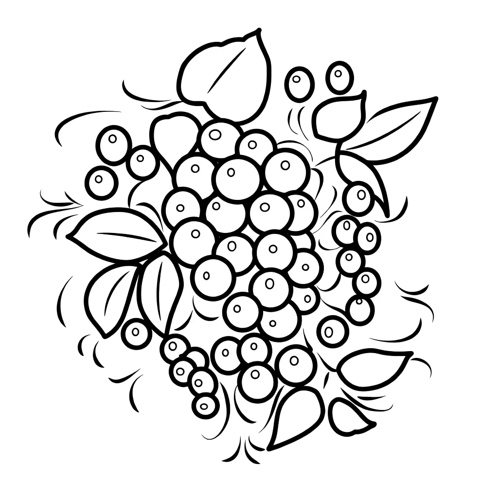 Ягодная роспись