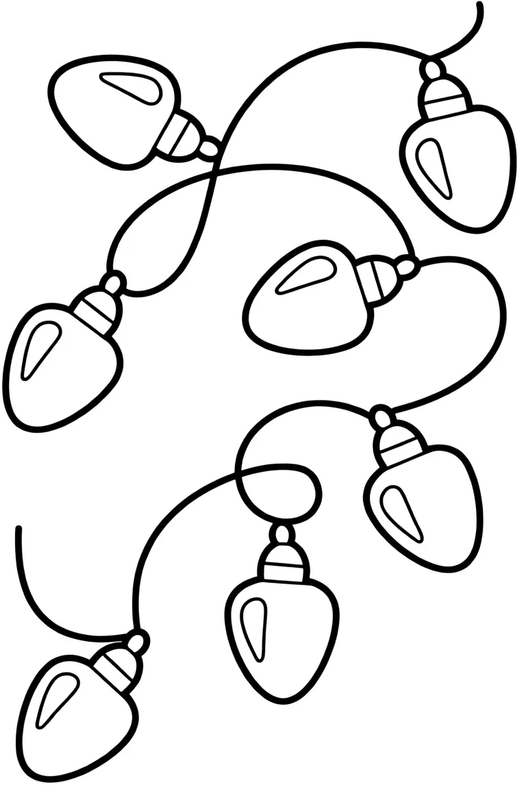 Яркая гирлянда