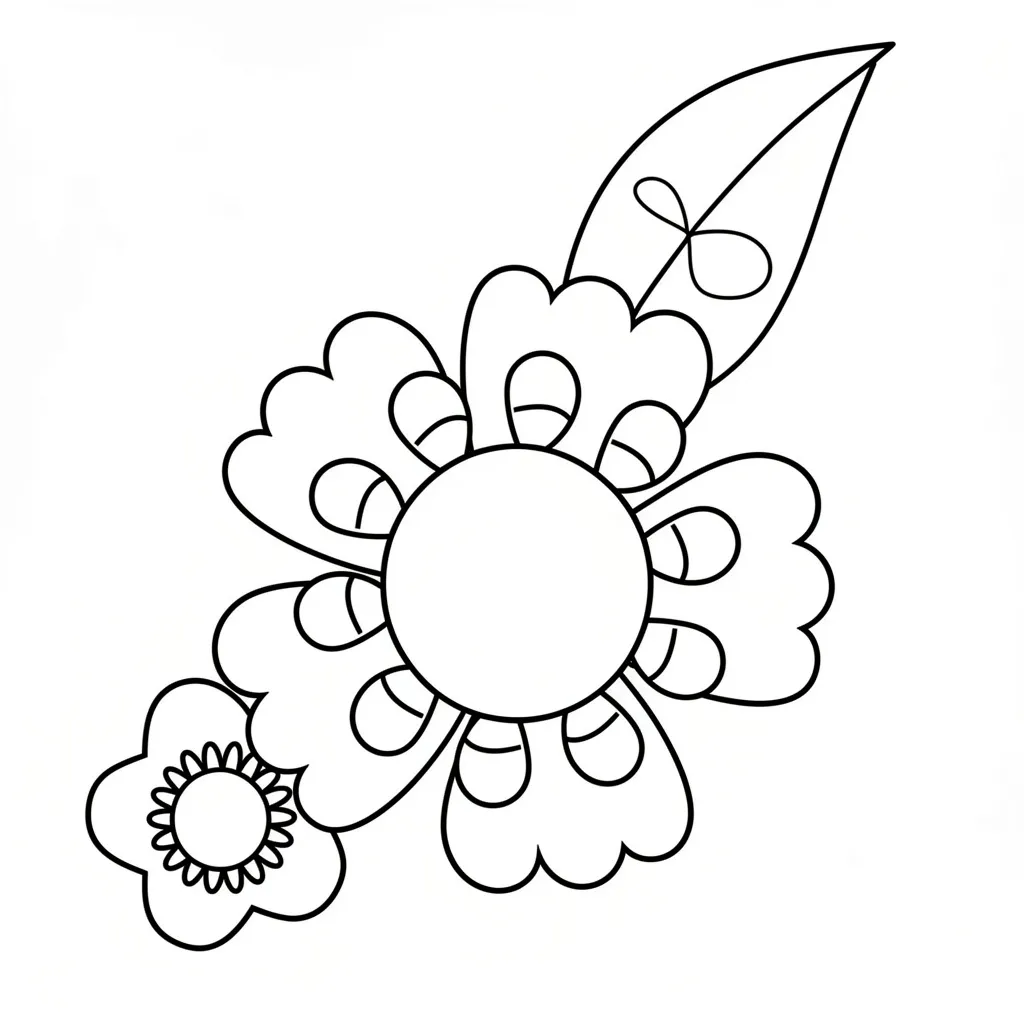 Яркий цветочек