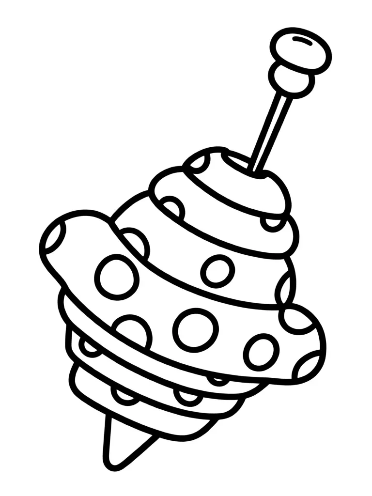 Юла в горошек