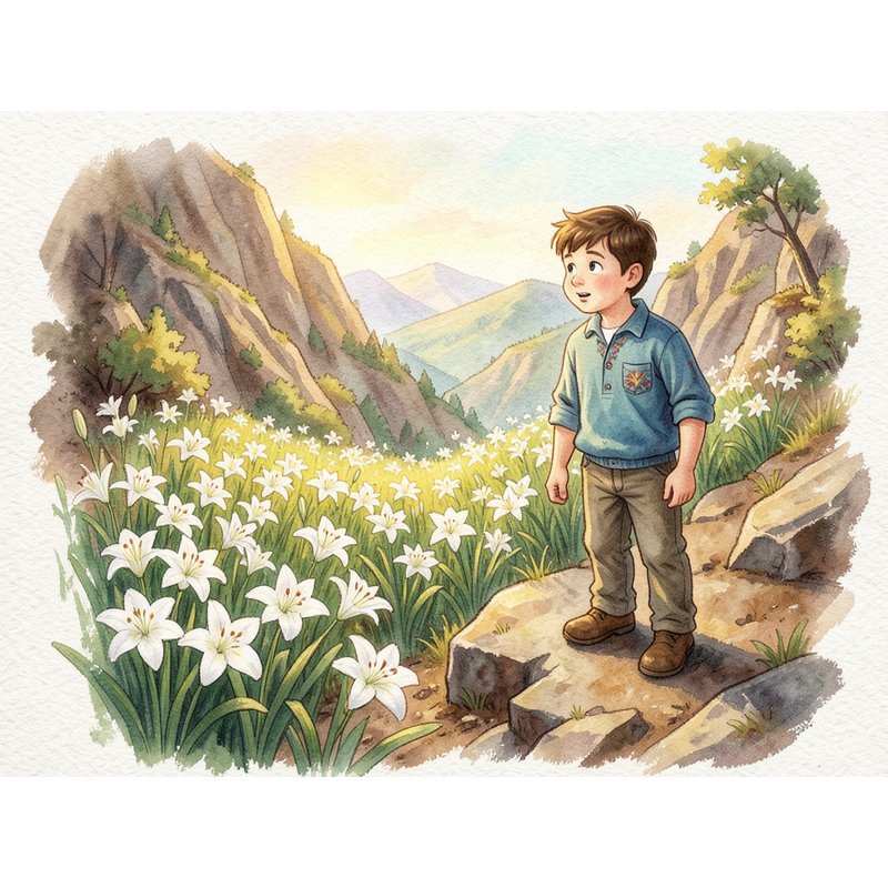 Юноша и лилия