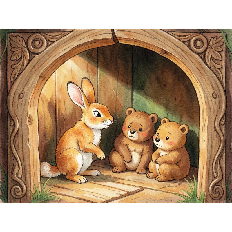 Заяц и медведица