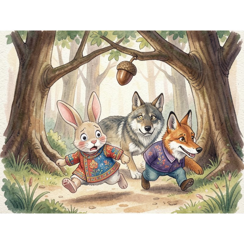 Заяц-трусишка, волк-глупец и плутовка-лиса