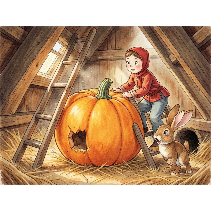 Заяц в тыкве