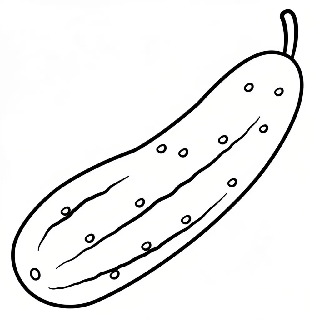 Зеленый огурец