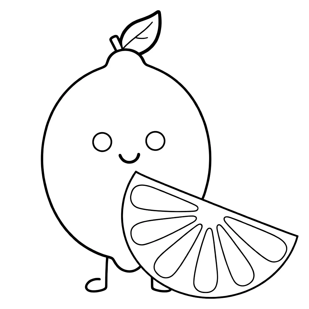 Желтый лимон