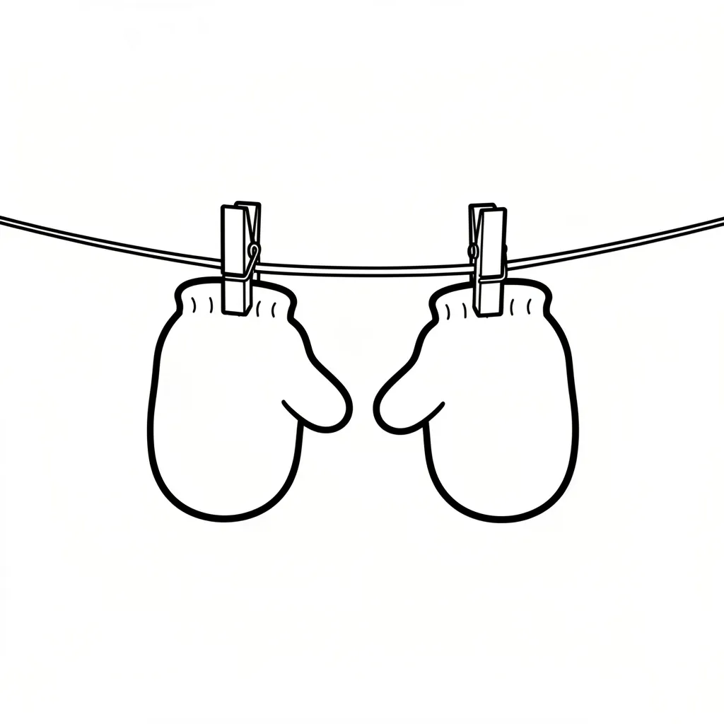 Зимние варежки