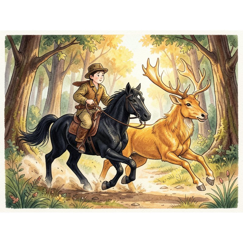 Златорогий олень