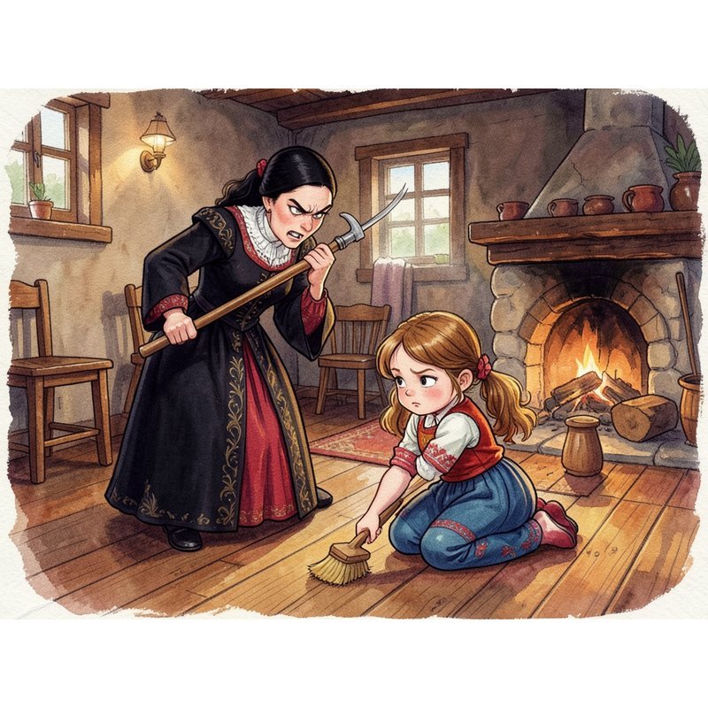 Злая мачеха и добрая падчерица