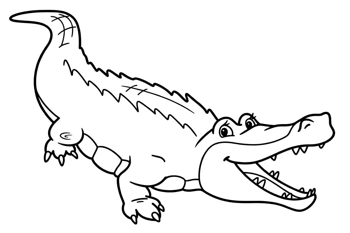 Зубастый крокодил