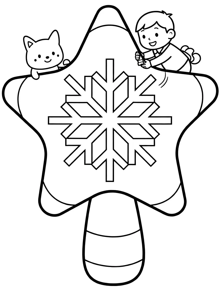 Звезда на ёлочку