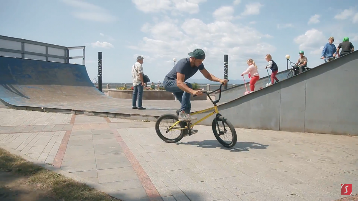 Трюки на BMX: fakie, «180» | Купить BMX (Хабаровск)