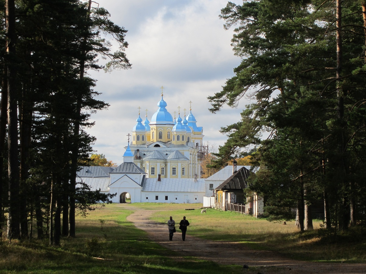 Остров коневец карта