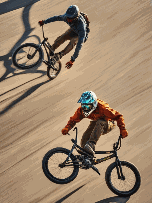 BMX bike, english lesson for level A1-A2