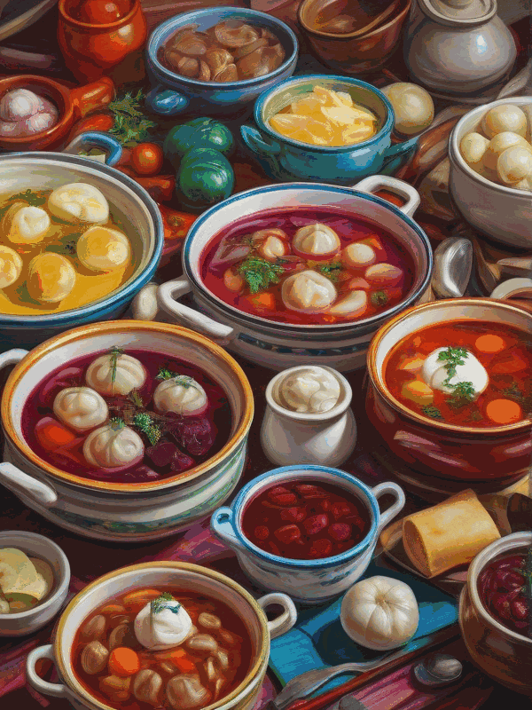 National cuisine Russia